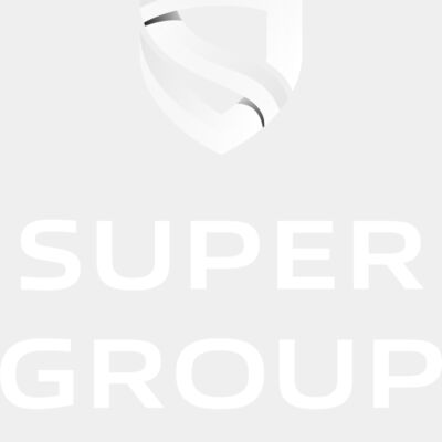 super group building wash stacked logo full white Thumbnail