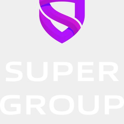 super group building wash stacked logo white text Thumbnail
